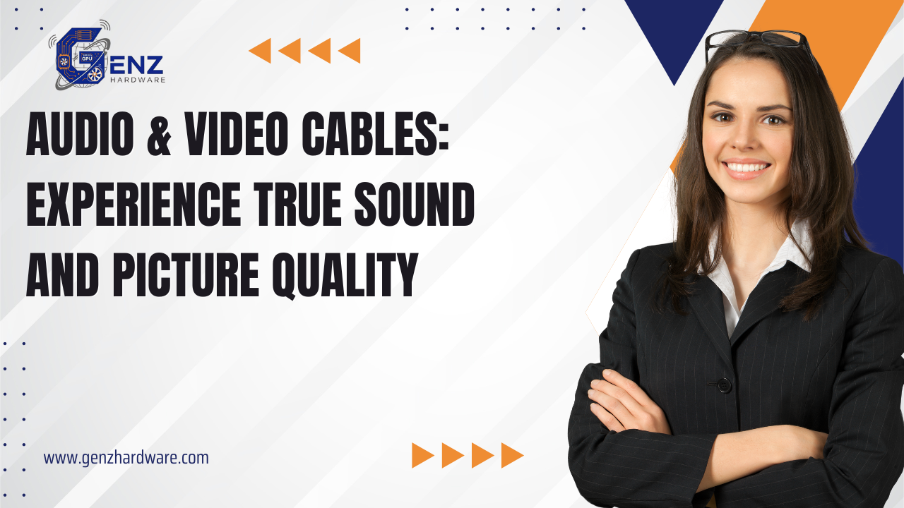Audio & Video Cables: Delivering Clear Sound and Sharp Visuals Every Time
