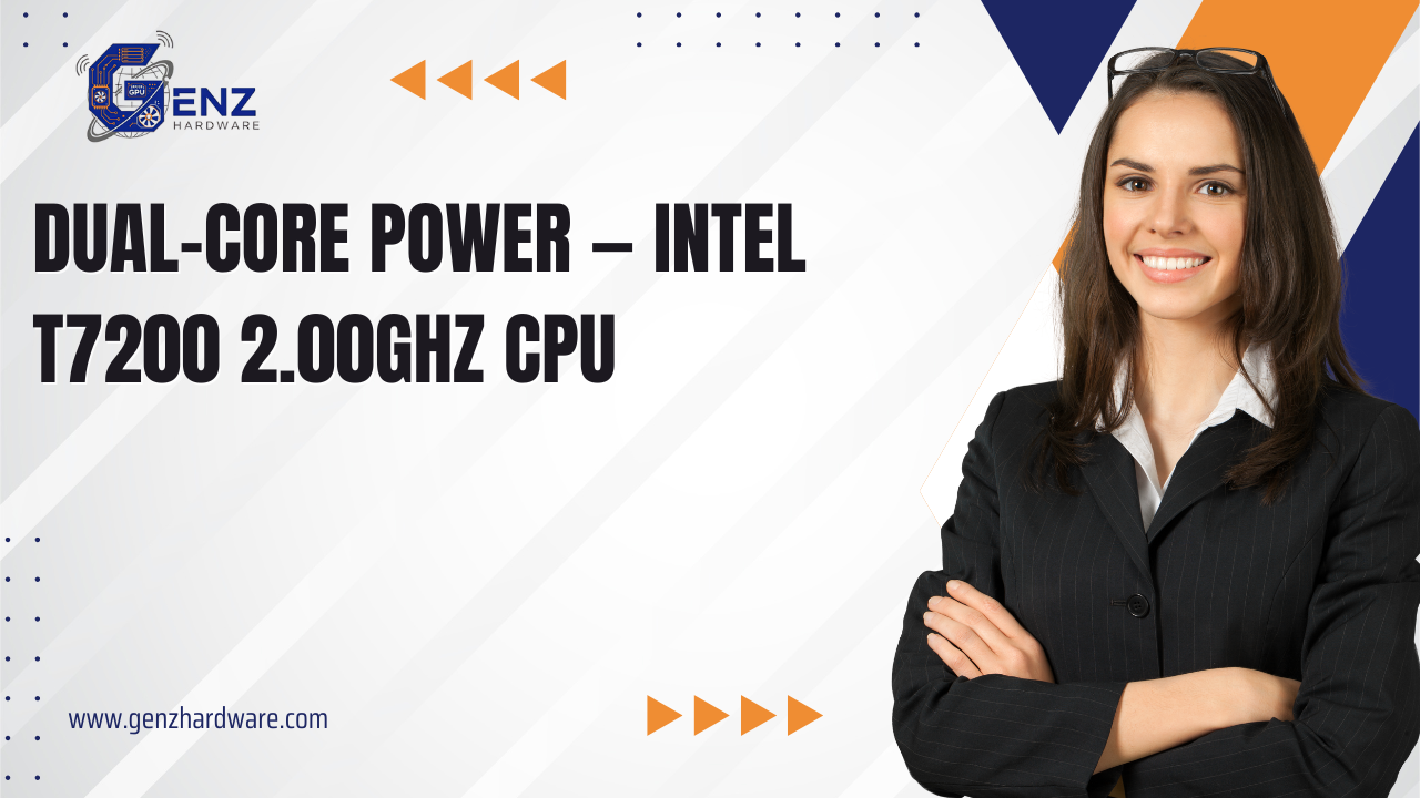 ⚙️ Intel T7200 Core 2 Duo 2.00GHz Processor — Dual-Core Efficiency for Reliable Laptop Performance