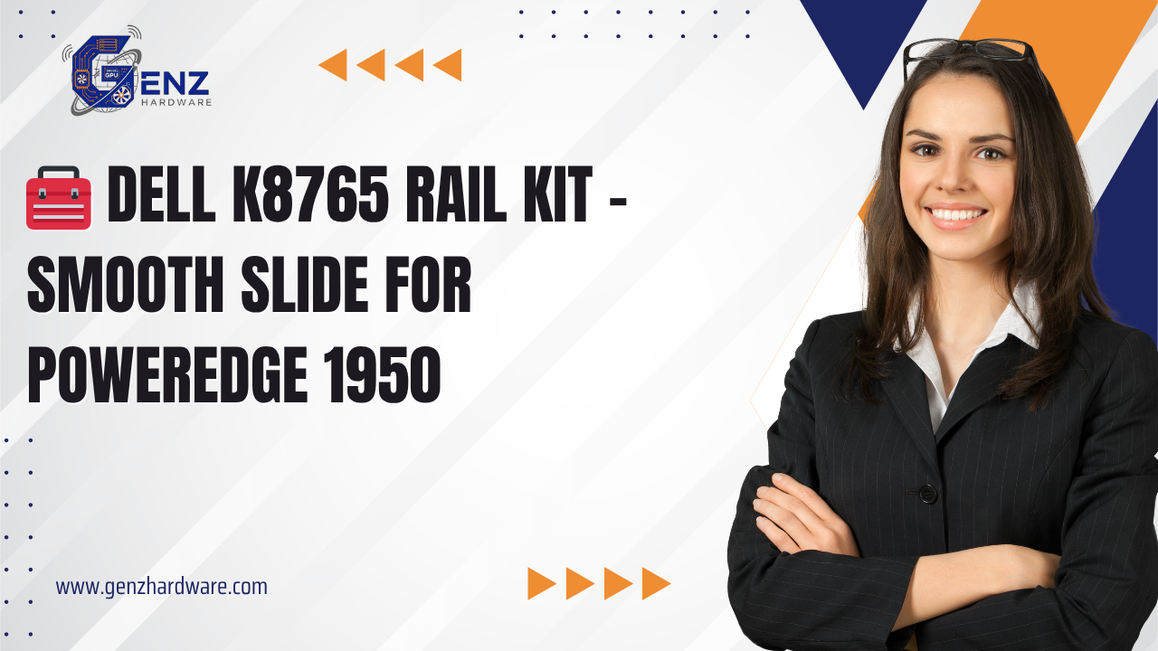 🧰 Dell K8765 Sliding Rapid Rail Kit for PowerEdge 1950 Server