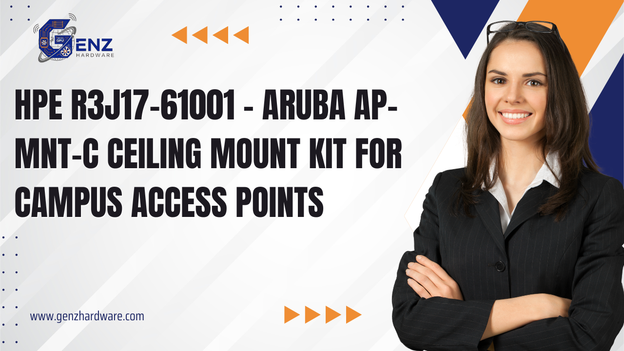 HPE R3J17-61001 Aruba AP-MNT-C Mounting Kit – Secure Ceiling Mount Solution for Aruba Campus Access Points