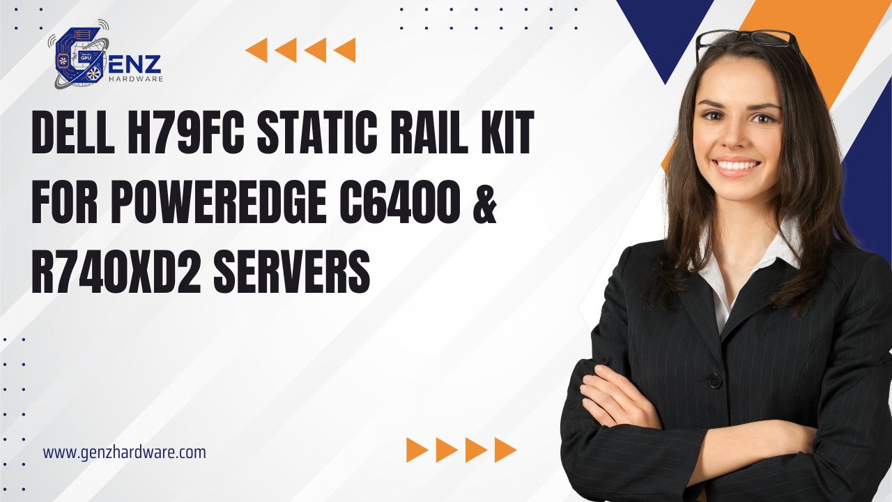 Dell H79FC Static Rail Kit – Secure, Reliable Mounting for PowerEdge C6400 & R740XD2 Servers