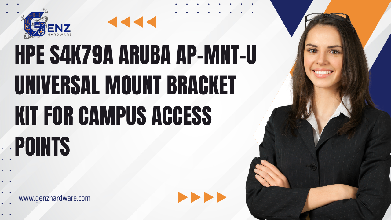 HPE S4K79A Aruba AP-MNT-U – Universal Mount Bracket Kit for Aruba Campus Access Points