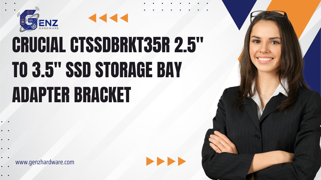 Crucial CTSSDBRKT35R – 2.5" to 3.5" SSD Mounting Adapter for Desktop and Server Storage Bays