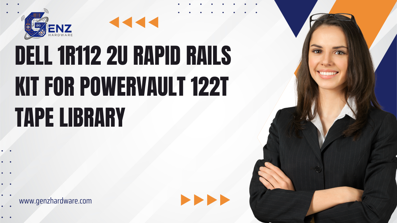 Dell 1R112 2U Rapid Rails Kit – Genuine Rackmount Rail Solution for PowerVault 122T Tape Library