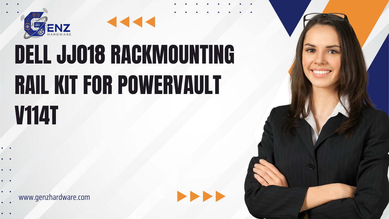 Dell JJ018 2-Port Rackmounting Rail Kit – Genuine Dell OEM Mounting Solution for PowerVault V114T