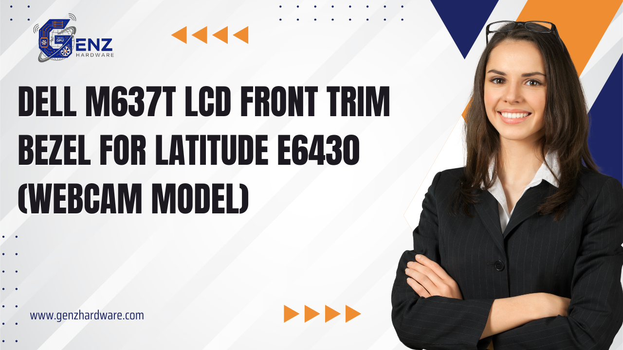 Dell M637T 14-Inch LCD Front Trim Bezel with Webcam Window – Genuine Replacement for Latitude E6430