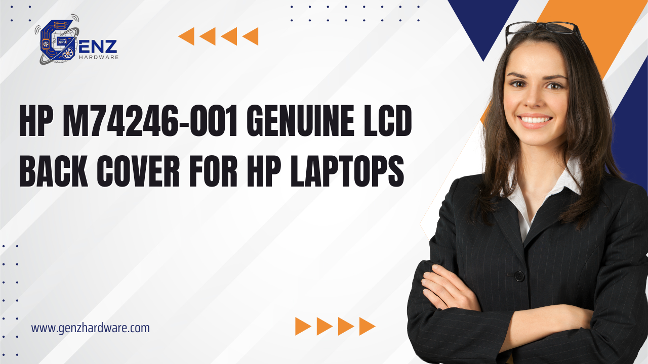 HP M74246-001 LCD Back Cover – Genuine Replacement Rear Lid for HP Laptops