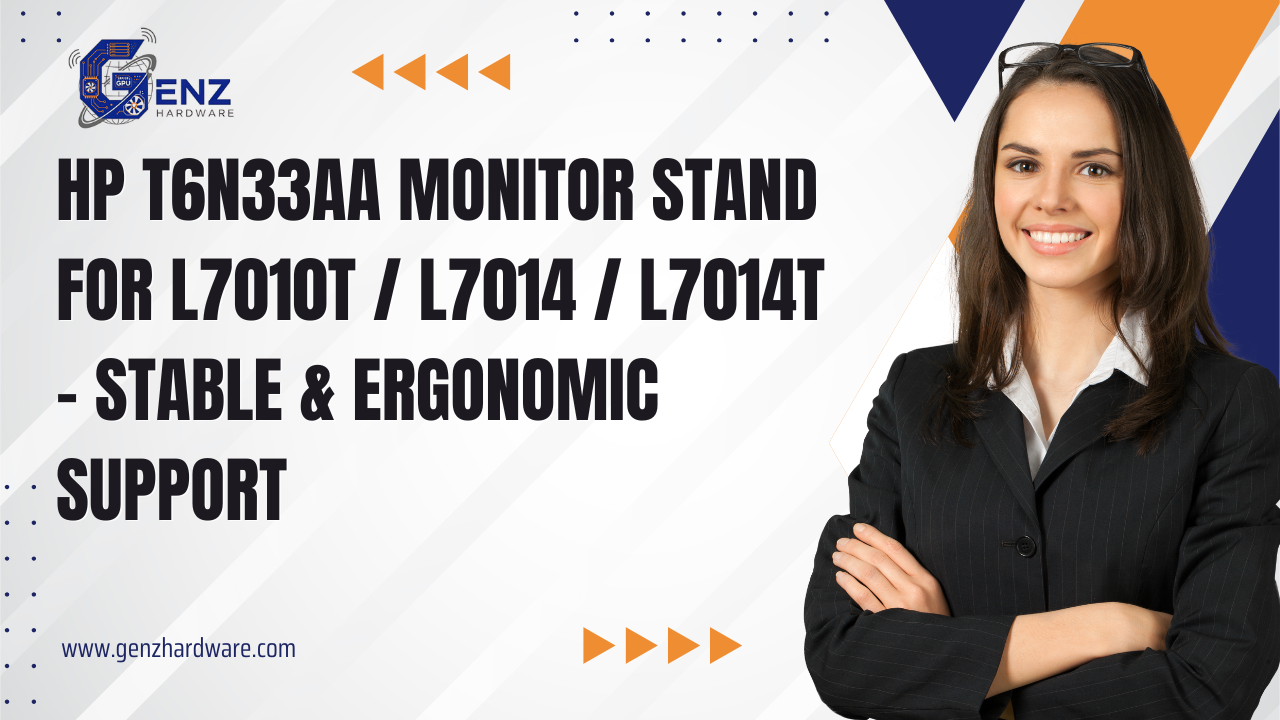 HP T6N33AA Monitor Stand – Stable and Stylish Mount for HP L7010t, L7014, and L7014t Touch Monitors