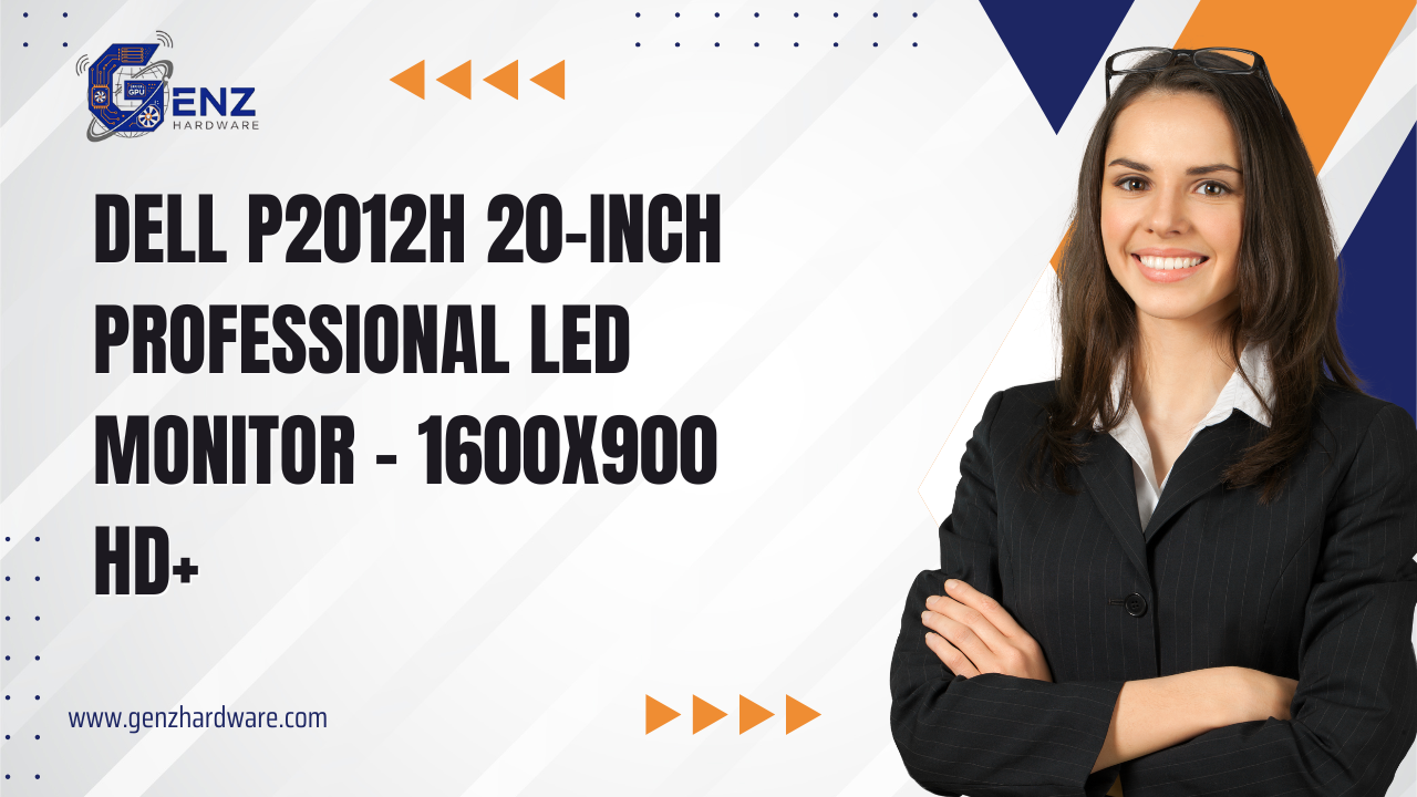 Dell W5HWR P2012H 20-Inch Professional LED Monitor – Crisp 1600x900 Display with Multi-Port Connectivity