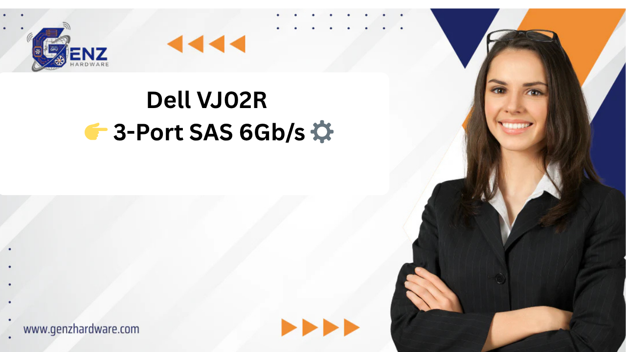 Dell VJ02R 3-Ports SAS 6Gb/s PCIe Controller Card | Enterprise Storage Connectivity Solution 💾⚙️