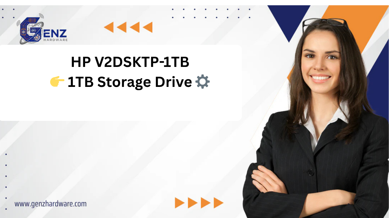 HP V2DSKTP-1TB 1TB Desktop Storage Drive | High Capacity Reliable Data Solution 💾⚙️