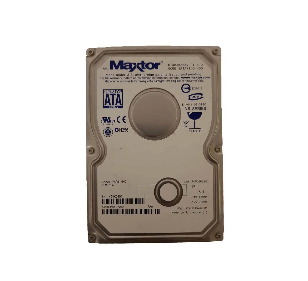 6Y080M0-42721A