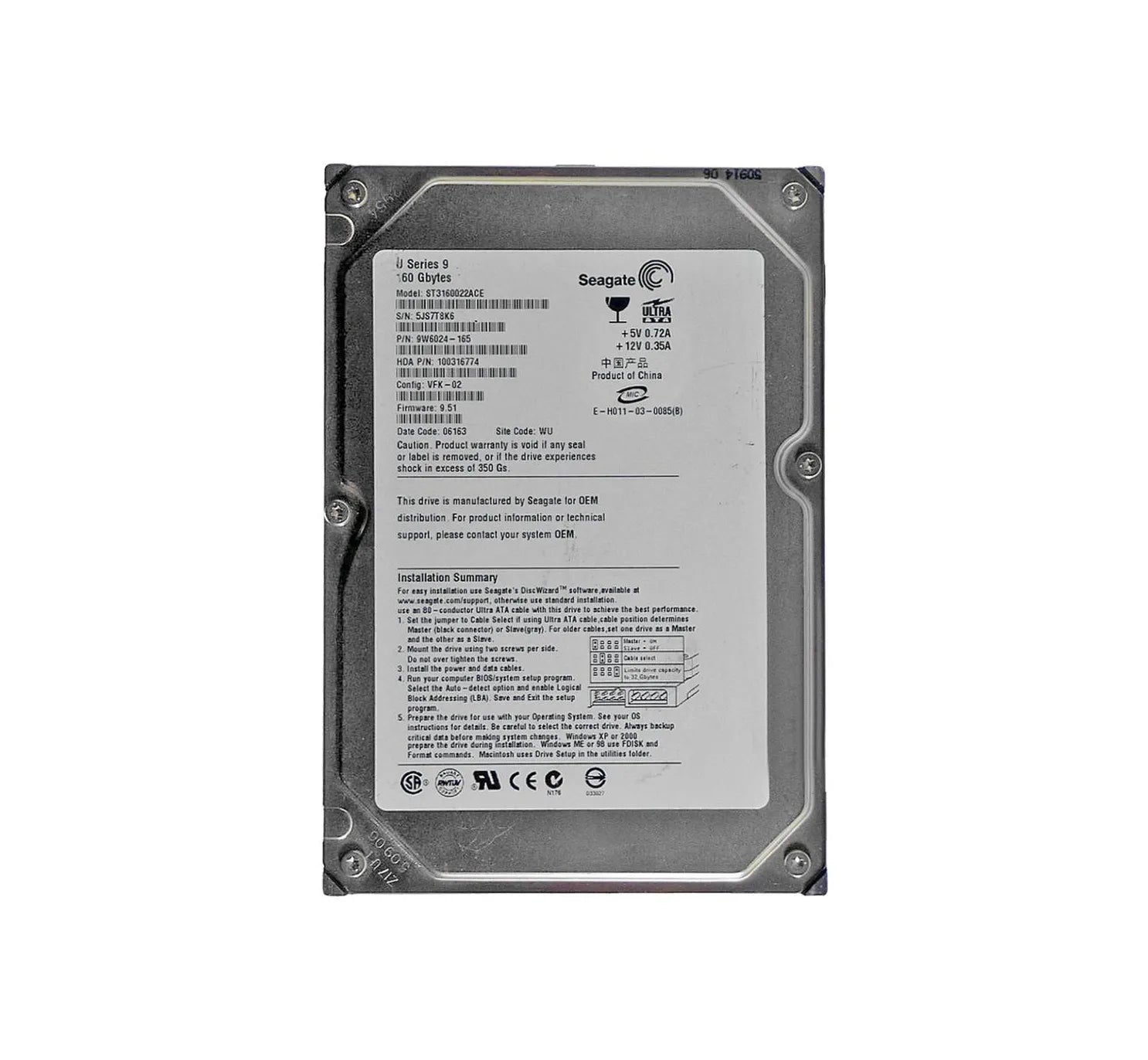 ST3160022ACE