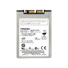 Part No: MK8016GSG - Toshiba 80GB 5400RPM 8MB Cache SATA-150 1.8-inch Laptop Hard Drive