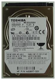 Part No: MK3252GSX - Toshiba 320GB 5400RPM 8MB Cache SATA 3GB/s 7-Pin 2.5-inch Hard Drive