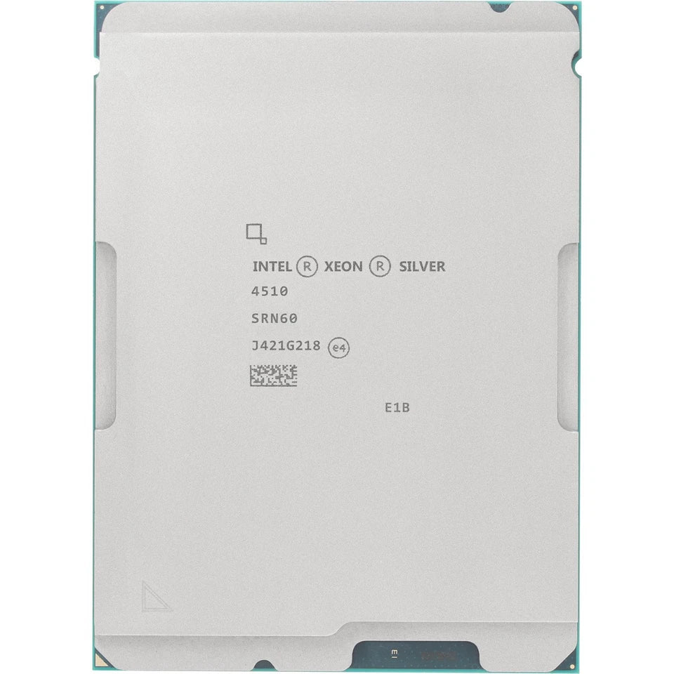 Intel Xeon Silver 4510 Processor - 12 Core, 2.4GHz, 30MB Cache, LGA 4677, 150W TDP