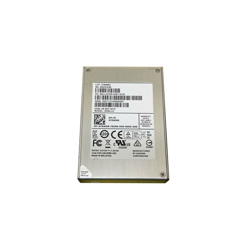 Dell 0T6WNR 3.84TB Multi-Level Cell SAS 6Gb/S Read Intensive 2.5-Inch Solid State Drive - New