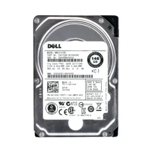 Dell 0X143K 146GB 10000RPM SAS 6Gb/S Hot-Pluggable Single Port 2.5-Inch Hard Drive With Tray For PowerEdge Server Dell Part Number: 0X143K  - New
