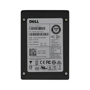 Dell 2XR0K 200GB Multi-Level Cell SAS 12Gb/S Hot-Pluggable 2.5-Inch Solid State Drive For PowerEdge Server - New