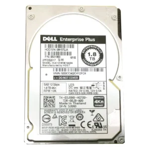 Dell 3J6N9 1.8TB 10000RPM SAS 12Gb/S Hot-Pluggable 128MB Cache (4Kn) 2.5-Inch Hard Drive With Tray For EqualLogic Storage Array Dell Part Number: 3J6N9  - New
