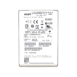 Hitachi HUSMM8020ASS201 Ultrastar SSD800MM 200GB Multi-Level-Cell SAS 12Gb/S 2.5-Inch Solid State Drive - New
