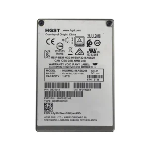 HGST HUSMR3216ASS205 Ultrastar DC SS300 Series 1.6TB Multi-Level Cell SAS 12Gb/S Read Intensive (TCG+FIPS) 2.5-Inch Solid State Drive - New