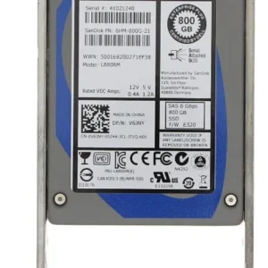 Dell V6JNY 800GB Multi-Level Cell SAS 6Gb/S 2.5-Inch Solid State Drive With Tray For EqualLogic Series Arrays - New