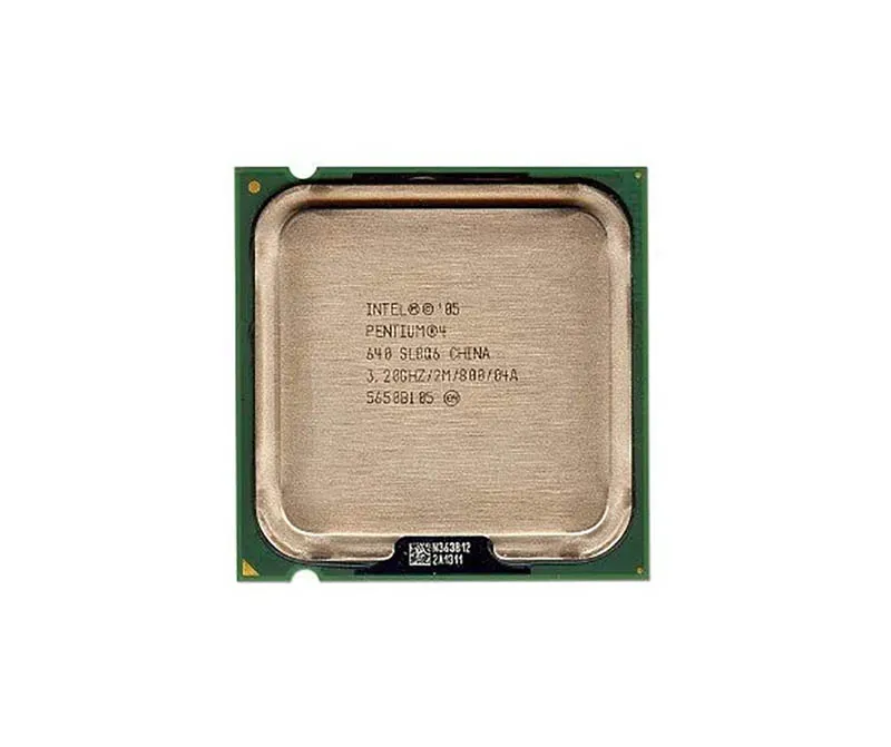 Dell 221-9069 3.2GHz 800MHz FSB 2MB L2 Cache Socket PLGA775 Intel Pentium 4 640 Single-Core (1 Core) Processor For Precision WorkStation 380n CMT Dell Part Number: 221-9069 - New