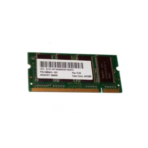 HP 268043-001 256MB DDR-266/PC-2100 SODIMM 200-Pin CL2.5 Dual Rank X16 Non-ECC Unbuffered Memory Module HP Part Number: 268043-001  - New