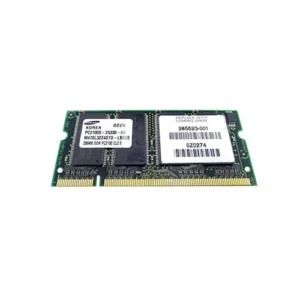 HP 285523-001 256MB DDR-266/PC-2100 SODIMM 200-Pin CL2.5 Dual Rank X16 Non-ECC Unbuffered Memory Module HP Part Number: 285523-001  - New
