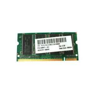 HP 336577-001 256MB DDR-333/PC-2700 SODIMM 200-Pin CL2.5 Dual Rank X16 Non-ECC Unbuffered Memory Module HP Part Number: 336577-001  - New