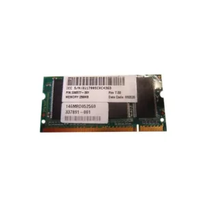 HP 337891-001 256MB DDR-333/PC-2700 SODIMM 200-Pin CL2.5 Dual Rank X16 Non-ECC Unbuffered Memory Module HP Part Number: 337891-001  - New