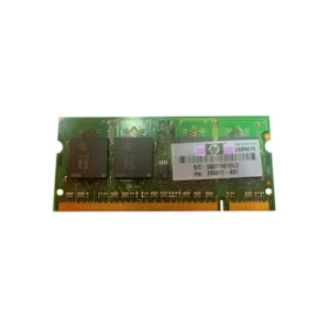 HP 395317-631 512MB DDR2-667/PC2-5300 SODIMM 200-Pin CL5 Dual Rank X16 Non-ECC Unbuffered Memory Module HP Part Number: 395317-631  - New