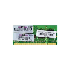 HP 397834-010 4GB DDR2-667/PC2-5300 SODIMM 200-Pin CL5 Single Rank X8 Non-ECC Unbuffered Memory Module HP Part Number: 397834-010  - New
