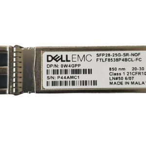 Dell 407-BBXX 25Gigabit Ethernet SFP28 Sr 850nm 100m Mmf Duplex LC Pluggable Transceiver Module Dell Part Number: 407-BBXX  - New