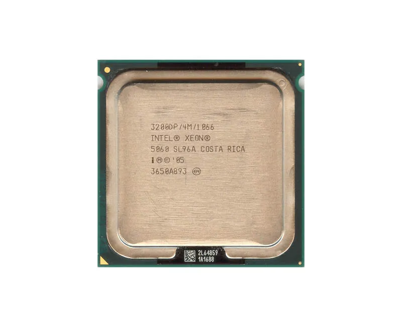 HP 409281-B21 3.20GHz 1066MHz FSB 4MB L2 Cache Socket PLGA771 Intel Xeon 5060 Dual-Core (2 Core) Processor Kit For ProLiant DL140 Gen3 Server HP Part Number: 409281-B21 - New