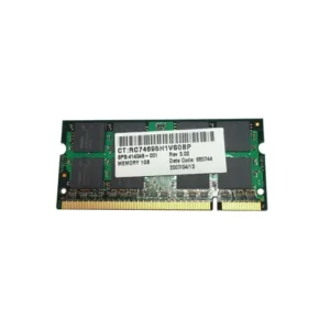 HP 414046-001 1GB DDR2-667/PC2-5300 SODIMM 200-Pin CL5 Dual Rank X8 Non-ECC Unbuffered Memory Module HP Part Number: 414046-001  - New