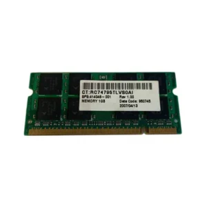 HP 414048-001 1GB DDR2-667/PC2-5300 SODIMM 200-Pin CL5 Dual Rank X8 Non-ECC Unbuffered Memory Module HP Part Number: 414048-001  - New
