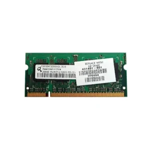 HP 431401-001 256MB DDR2-667/PC2-5300 SODIMM 200-Pin CL5 Single Rank X8 Non-ECC Unbuffered Memory Module HP Part Number: 431401-001  - New