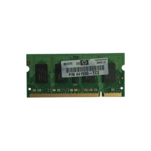 HP 441590-TC2 1GB DDR2-800/PC2-6400 SODIMM 200-Pin CL6 Single Rank X8 Non-ECC Unbuffered Memory Module HP Part Number: 441590-TC2  - New