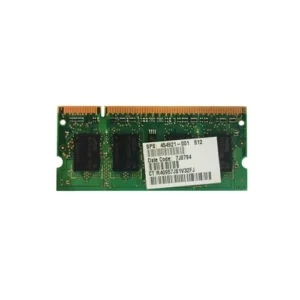 HP 454921-001 512MB DDR2-667/PC2-5300 SODIMM 200-Pin CL5 Dual Rank X16 Non-ECC Unbuffered Memory Module HP Part Number: 454921-001  - New