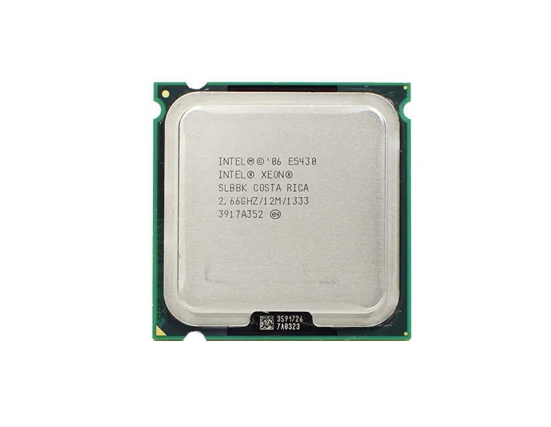HP 455423-B21 2.66GHz 1333MHz FSB 12MB L2 Cache Socket LGA771 Intel Xeon E5430 Quad-Core (4 Core) Processor Kit For ProLiant ML150 Gen5 HP Part Number: 455423-B21 - New