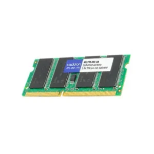 HP 455739-001 2GB DDR2-667/PC2-5300 SODIMM 200-Pin CL5 Dual Rank X8 Non-ECC Unbuffered Memory Module HP Part Number: 455739-001  - New