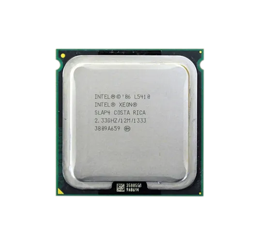 HP 459736-001 2.33GHz 1333MHz FSB 12MB L2 Cache Socket LGA771 Intel Xeon L5410 Quad-Core (4 Core) Processor For ProLiant BL2x220c G5 Blade Server HP Part Number: 459736-001 - New