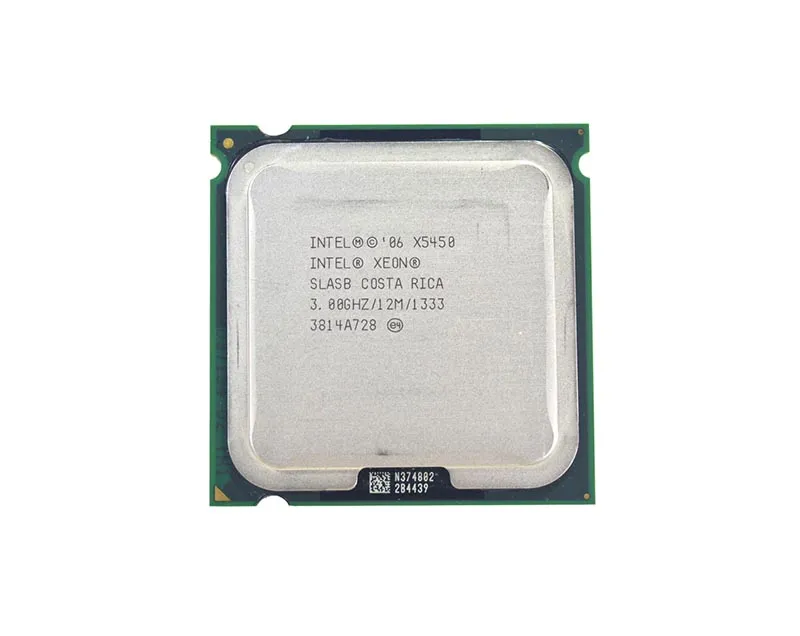 HP 463058-L21 3.00GHz 1333MHz FSB 12MB L2 Cache Socket LGA771 Intel Xeon X5450 Quad-Core (4 Core) Processor Kit For ProLiant BL480c G1 HP Part Number: 463058-L21 - New
