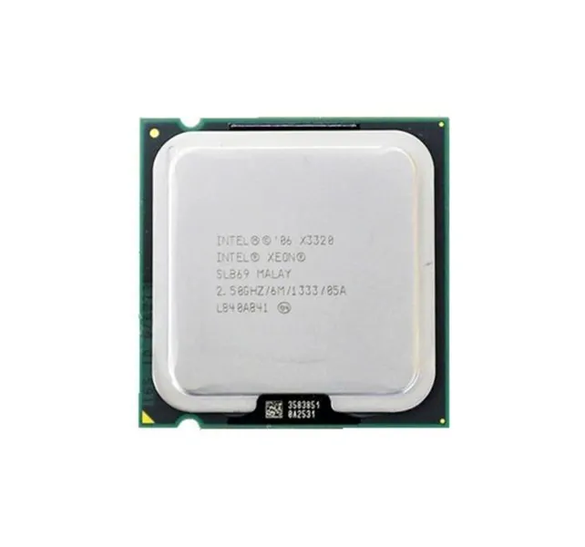 HP 465245-001 2.50GHz 1333MHz FSB 6MB L2 Cache Socket LGA775 Intel Xeon X3320 Quad-Core (4 Core) Processor HP Part Number: 465245-001 - New