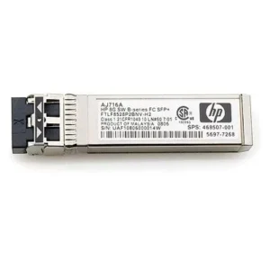 HP 468507-001 B-Series 8Gb/S 8GBase-SR Multi-Mode Fibre 850nm 300m Fibre Channel Duplex LC Connector SFP+ Transceiver Module HP Part Number: 468507-001  - New