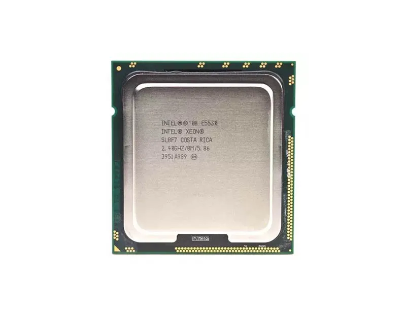 HP 484425-002 2.40GHz 5.86GT/S QPI 8MB L3 Cache Socket FCLGA1366 Intel Xeon E5530 Quad-Core (4 Core) Processor For ProLiant Servers HP Part Number: 484425-002 - New