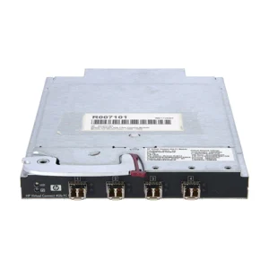 HP 491674-001 Virtual Connect 4 X Ports SFP (Mini-GIBIC) + 1 X Expansion Slot 4.2Gb/S Fibre Channel Module For C7000 BladeSystem C-Class HPE Part Number: 491674-001  - New