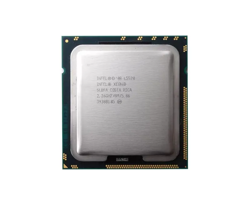 HP 500084-L21 2.26GHz 5.86GT/S QPI 8MB L3 Cache Socket FCLGA1366 Intel Xeon L5520 Quad-Core (4 Core) Processor HP Part Number: 500084-L21 - New